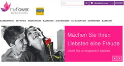 Desktop Screenshot of myflower.ch