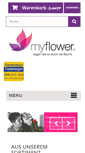 Mobile Screenshot of myflower.ch